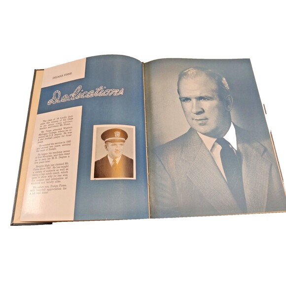 Vintage 1955 MUSKEGON HEIGHTS MI HIGH SCHOOL Photo Annual YEARBOOK The Oaks - Picture 4 of 16